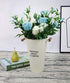 Omygarden 20 Heads Multicolor Artificial Roses Bouquets